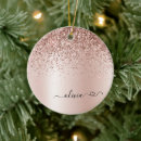 Search for girly christmas tree decorations rose gold