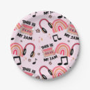 Search for music paper plates Retro