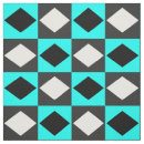 Search for black and white diamonds fabric Abstract