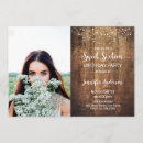 Search for wood background birthday invitations Country