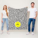 Search for dalmatian blankets Black and white