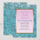Search for pink winter wonderland invitations Silver