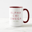 Search for alpha chi omega mugs Greek letters