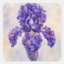 Search for iris flowers stickers Abstract