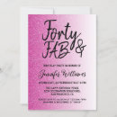 Search for fab forty invitations Forty and fabulous