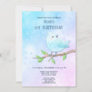 Search for bird 1st birthday invitations Modern
