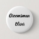 Search for groomsman badges Black and white