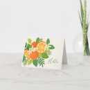Search for orange note cards Monogrammed