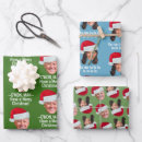Search for funny santa wrapping paper White elephant