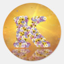 Search for inital stickers Floral
