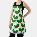 Search for holly aprons Red