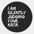 Search for kata stickers Karate move