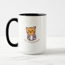 Search for cartoon cat design mugs Kawaii