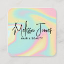 Search for esthetician business cards Iridescent