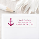 Search for pink nautical baby shower return address labels Sailor