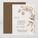 Search for gold accents invitations Floral design