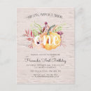 Search for autumn pumpkin invitations Rustic