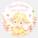 Search for pink sheep stickers Baby shower