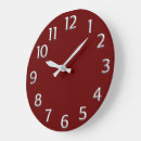 Search for burgundy clocks Unique
