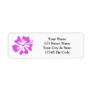 Search for tropical design return address labels Flower