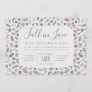 Search for fall in love engagement party invitations Shower