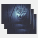 Search for wolf wrapping paper Wild animal