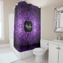 Search for dark purple shower curtains Sparkle