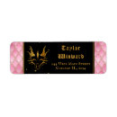 Search for pink gold return address labels Birthday party