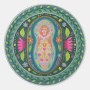 Search for flower mandala stickers colourful