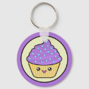 Search for cupcake with cherry key rings Fun