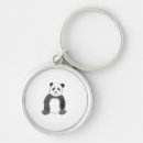 Search for black and white bear key rings Animal