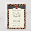 Search for leopard print wedding invitations Chic