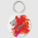 Search for canvas round key rings Artistic