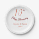 Search for 10th anniversary plates 10 20 30 40