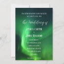 Search for northern lights wedding invitations Modern