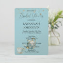 Search for teapot bridal shower invitations Blue