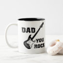 Search for you rock guitar mugs Dad