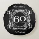 Search for 60th wedding anniversary cushions Black and white