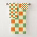Search for brown and green bath towels Geometric