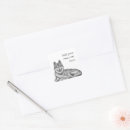 Search for black white wolf stickers Portrait