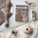 Search for baby deer wrapping paper Brown