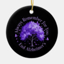 Search for disease christmas tree decorations Alzheimers