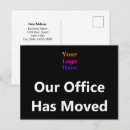 Search for double sided postcards Change of address