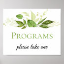 Search for program wedding posters Greenery