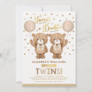 Search for twin bears invitations Mother to be