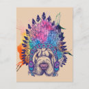 Search for american indian chief postcards Feathers