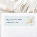 Search for seashell return address labels Hawaii
