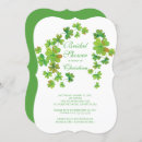 Search for luck invitations Shamrock