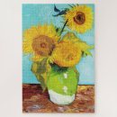 Search for vincent van gogh sunflowers puzzles Post impressionism