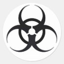 Search for biohazard sign stickers Black